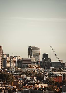 London Skyline with Modern Buildings
