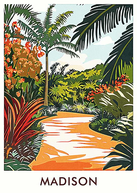 Tropical Path Print
