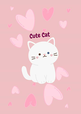 Cute Cat Illustration