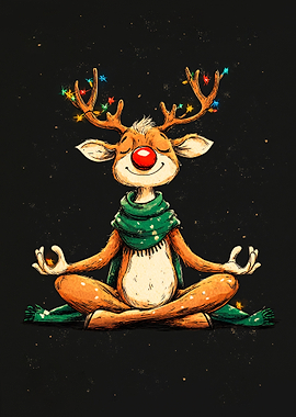Reindeer Christmas Harmony