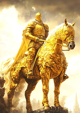 Golden Paladin in The Battle