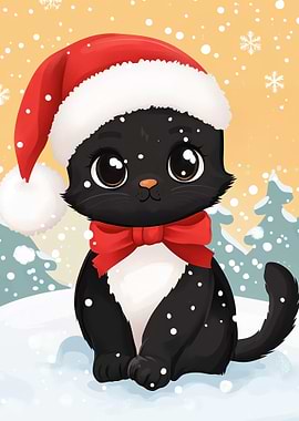Santa Paws - Festive Cat