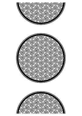 Black and White Swirl Pattern