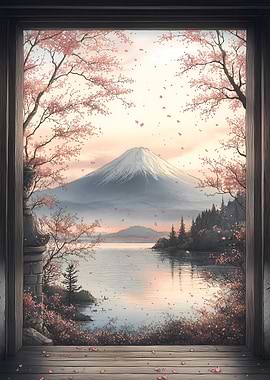 Mount Fuji View Japanese Landscape