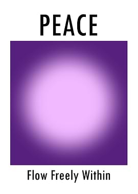 Peace Aura Poster