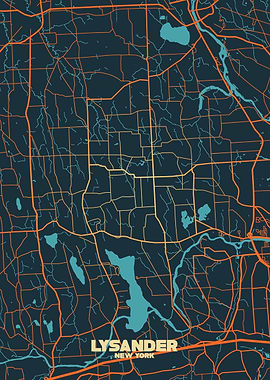 Lysander, New York Map