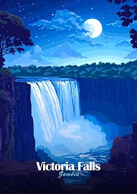 Victoria Falls Night