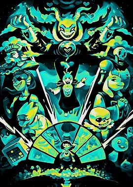 Undertale Characters Art Print