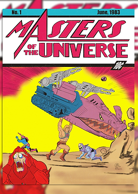 Masters of the Universe / Action Comics Cover