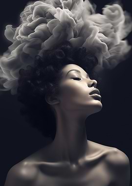 Woman with Smoke Hair
