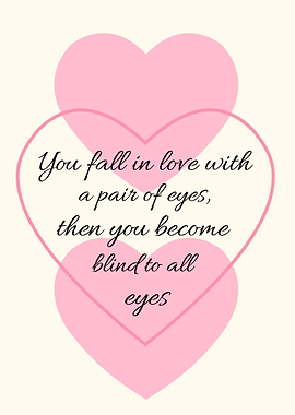 Love Quote with Hearts