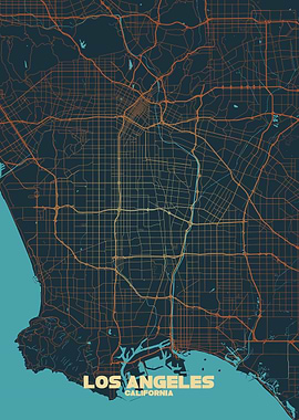 Los Angeles City Map