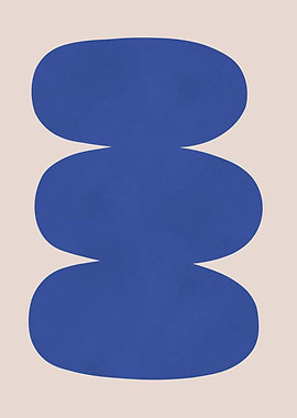 Abstract Blue Shapes