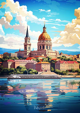 Budapest Oil Painting