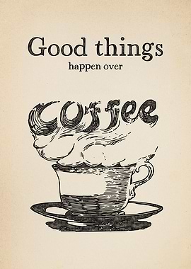 Coffee Quote Print, Coffee lover, Coffee decor