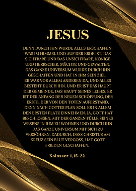 Creator of All - Kolosser 1,15-22