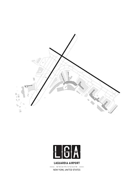 LaGuardia Airport Map
