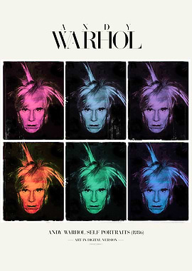 WARHOL SELFIES POSTER