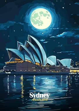 Sydney Opera House Night