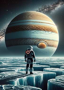 Astronaut on Europa