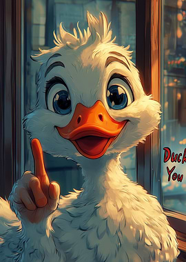 Cute Duck Illustration