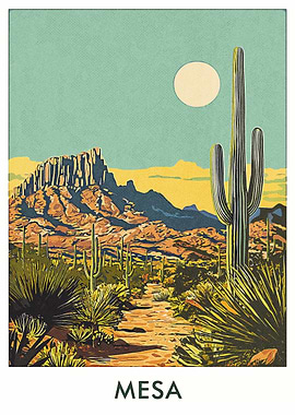 Mesa Desert Landscape