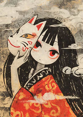 Kitsune Mask Girl
