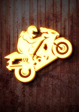 Motorcycle Neon Sign