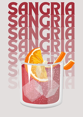 Sangria Illustration
