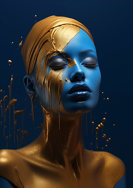 Golden Dripping Beauty