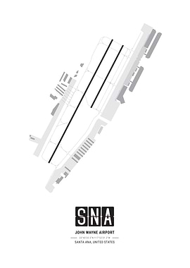 John Wayne Airport Map