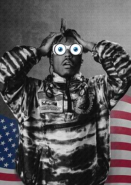 Man with Googly Eyes