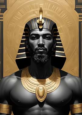 Black Pharaoh Portrait