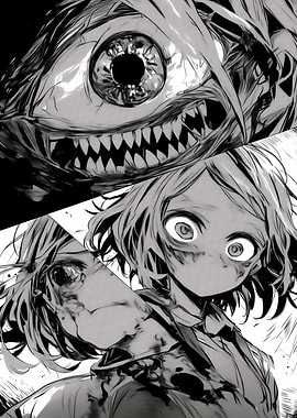 Horror Manga Panel