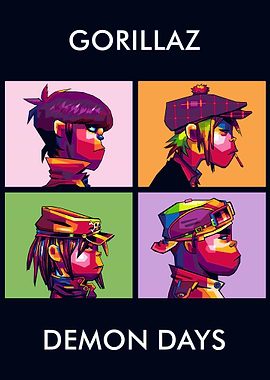 Demon Days Pop art