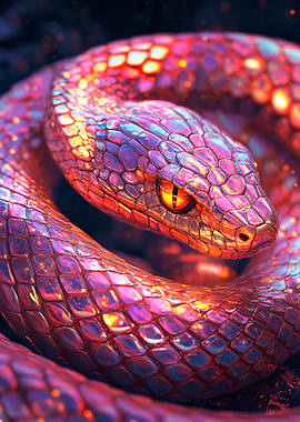 Iridescent Snake