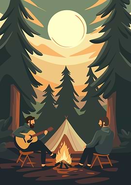 Campfire Guitar Music