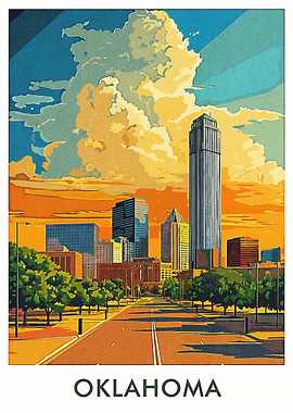 Oklahoma City Skyline