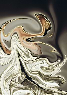 Abstract Liquid Gold