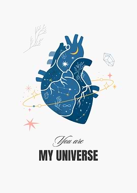 Heart Universe Print