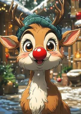 Cute Reindeer Christmas