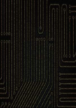 Binary Code Circuit Board