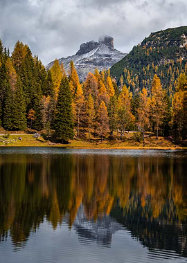 Mountain Lake Reflection