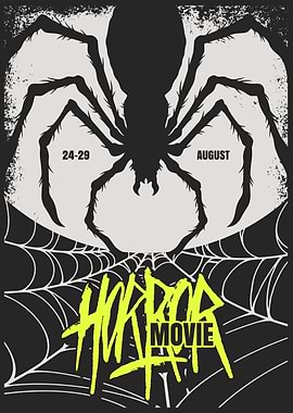 Horror Movie Poster Spider