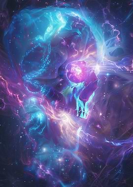 Cosmic Skull Nebula Dust