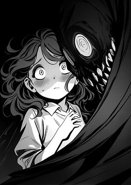 Horror Manga Illustration