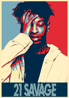 21 Savage Poster Art