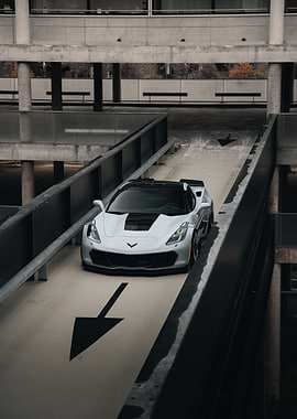 White C7 Corvette