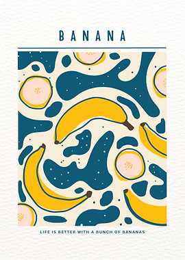 Banana Pattern Print