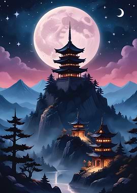 Japanese Night Scene